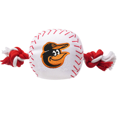 BALTIMORE ORIOLES NYLON BASEBALL ROPE TOY