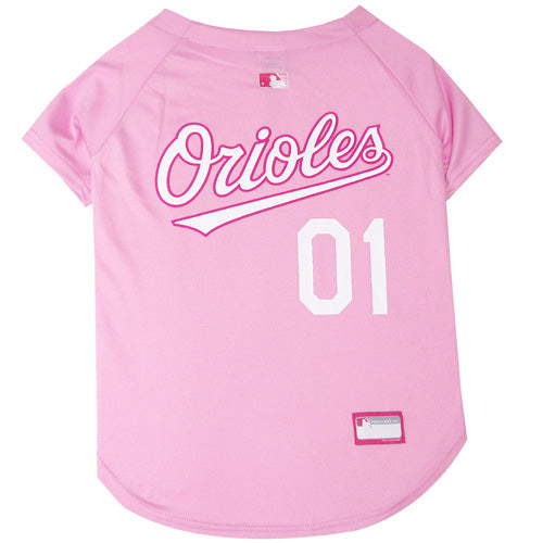 BALTIMORE ORIOLES PINK JERSEY