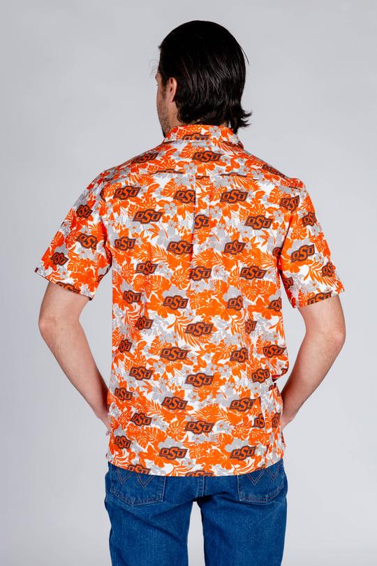 Pistol Pete says Aloha | Oklahoma State Hawaiian Shirt