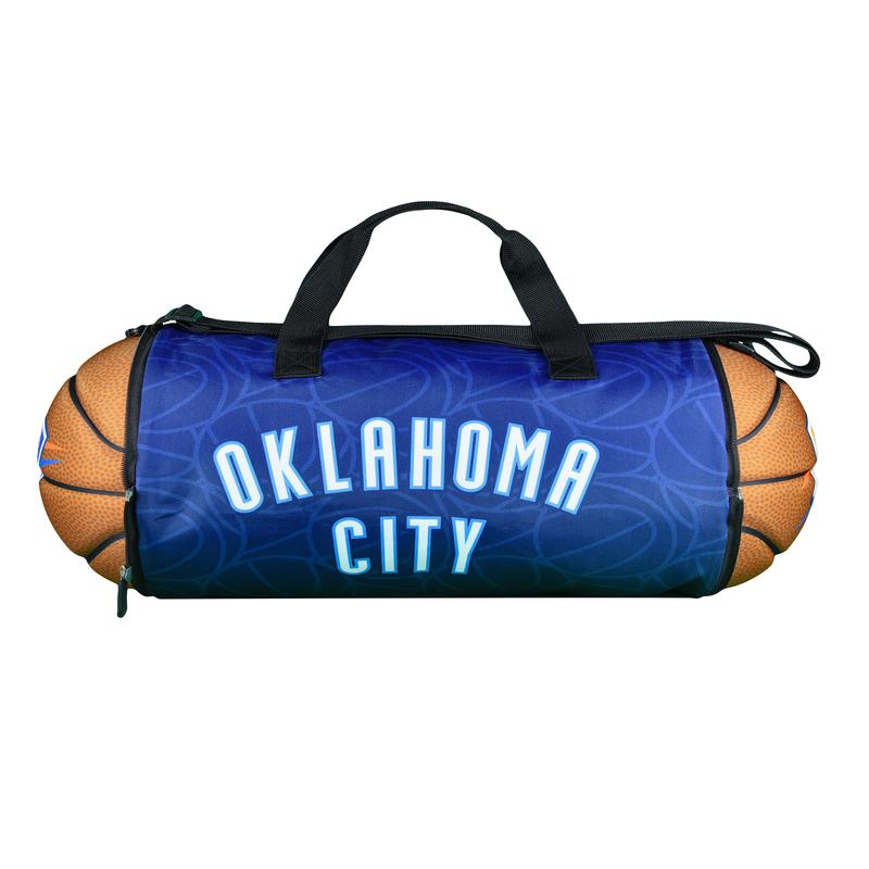 NBA Oklahoma City Thunder Collapsible Basketball Duffel Bag