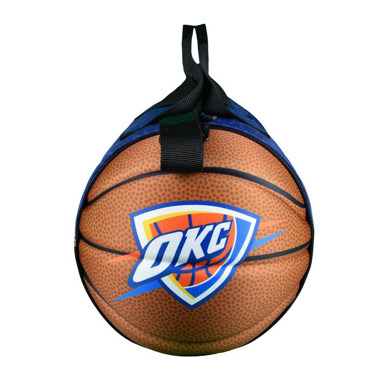 NBA Oklahoma City Thunder Collapsible Basketball Duffel Bag