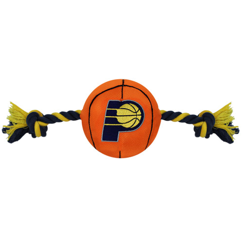 INDIANA PACERS NYLON BASKETBALL ROPE TOY