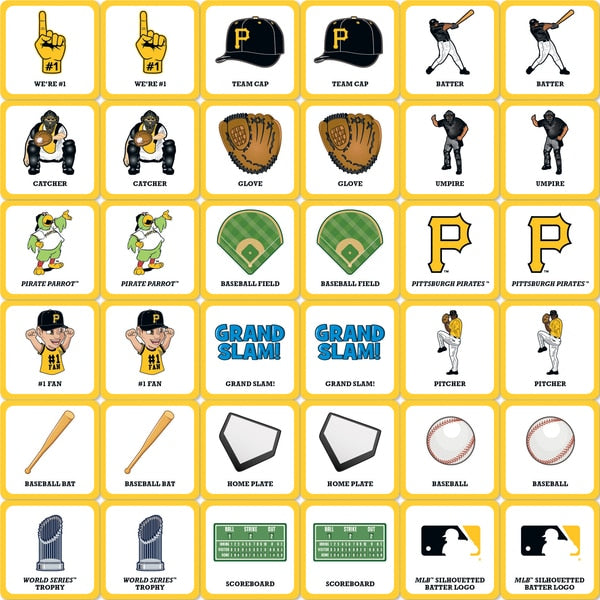 Pittsburgh Pirates Matching Game