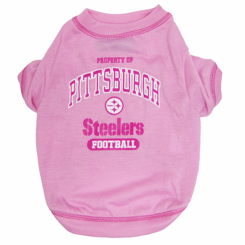 PITTSBURGH STEELERS PINK TEE SHIRT