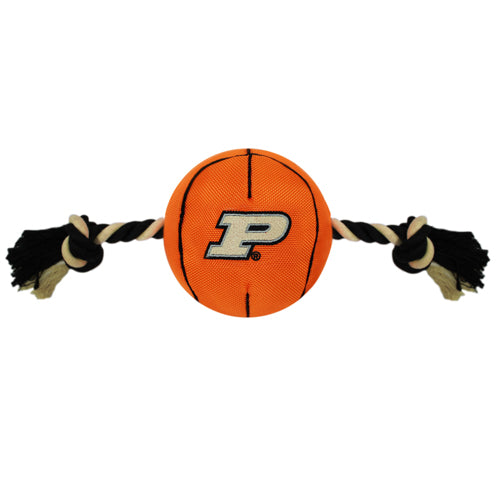 PURDUE NYLON BASKETBALL ROPE TOY