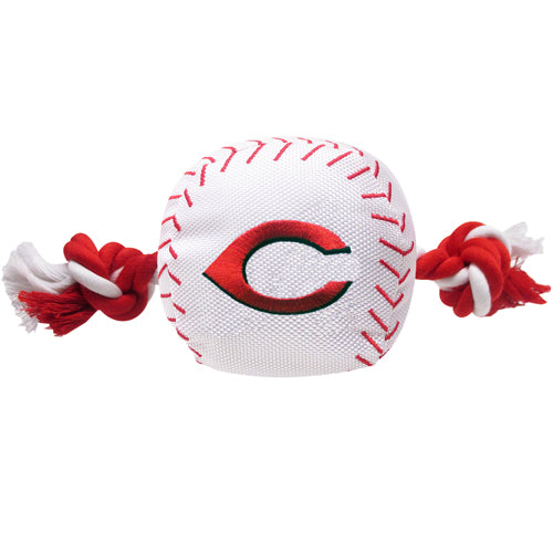 CINCINNATI REDS NYLON BASEBALL ROPE TOY