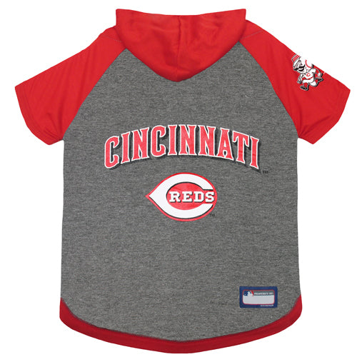 CINCINNATI REDS HOODIE TEE SHIRT