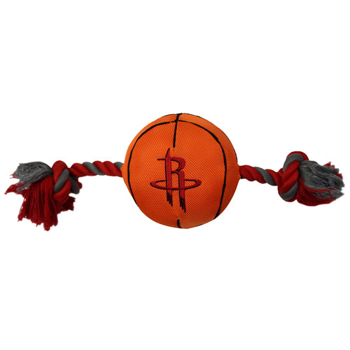 HOUSTON ROCKETS BASKETBALL ROPE TOY