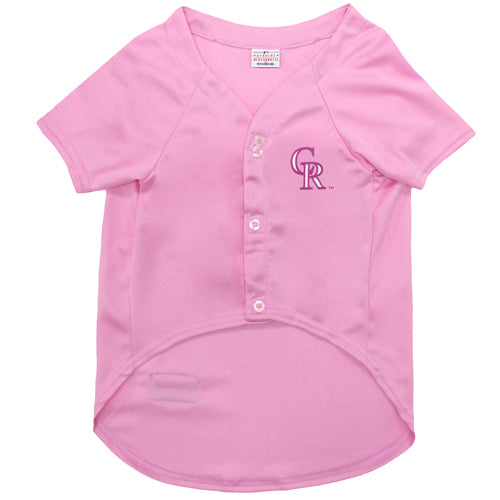 COLORADO ROCKIES PINK JERSEY