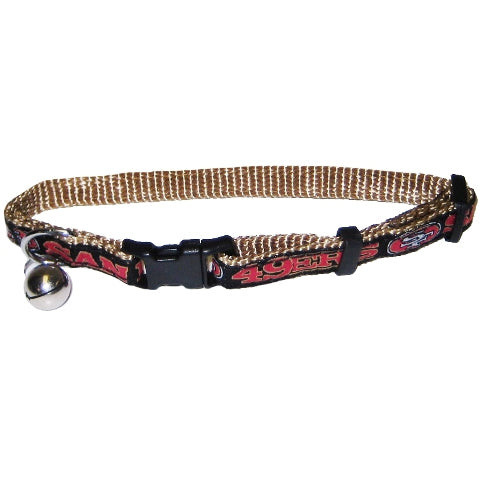 SAN FRANCISCO 49ERS CAT COLLAR