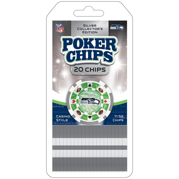 Seattle Seahawks Poker Chips 20pc