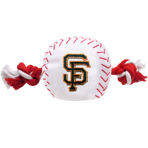 SAN FRANCISCO GIANTS NYLON BASEBALL ROPE TOY