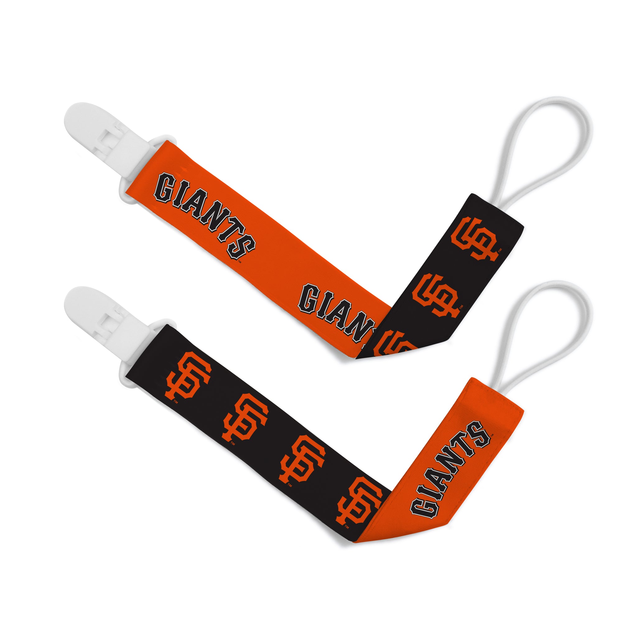 San Francisco Giants Pacifier Clips 2-Pack