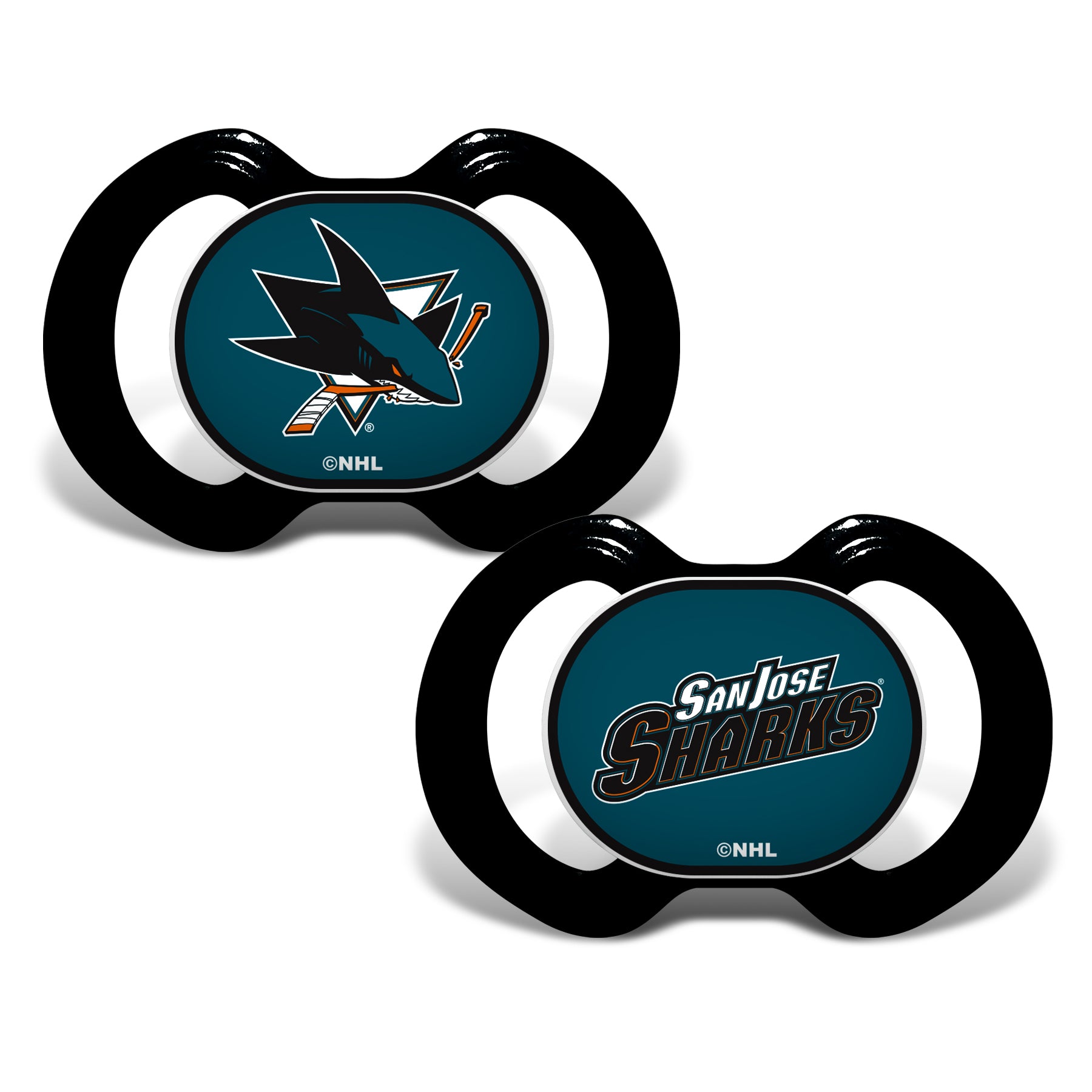 San Jose Sharks Pacifier 2-Pack