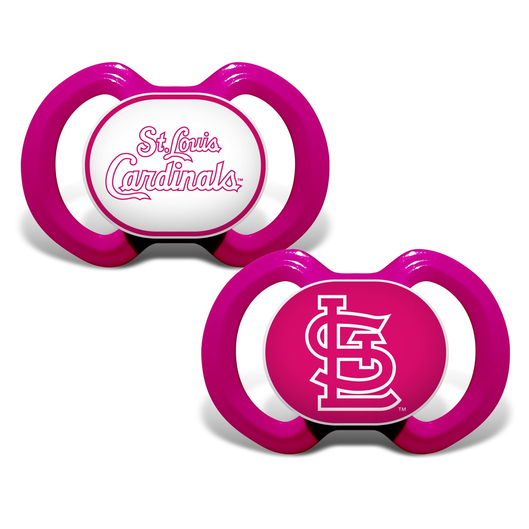 St. Louis Cardinals Pacifier 2-Pack - Pink