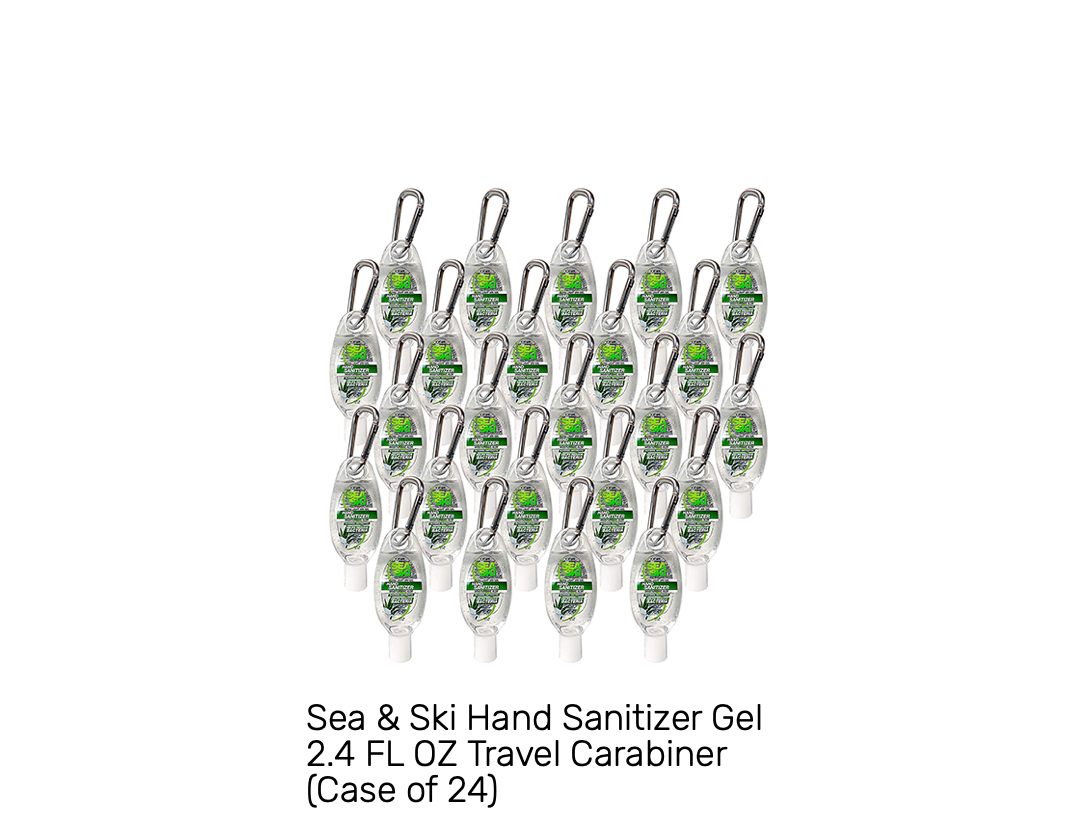 Sea and Ski Sanitizer Gel 2.4 Fluid Oz Case