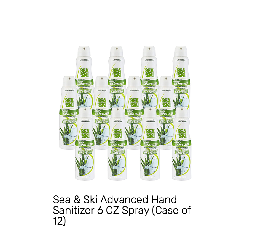 Sea and Ski Sanitizer Spray Case