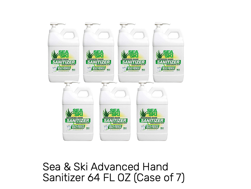 Sea and Ski Sanitizer Gel Half Gallon Case