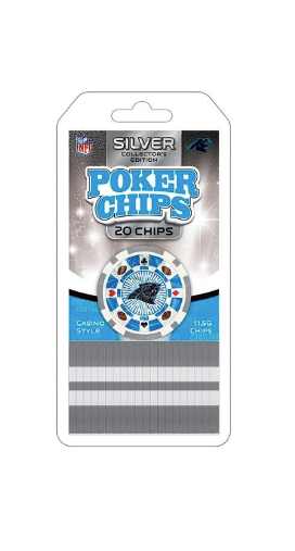 Carolina Panthers Poker Chips 20pc