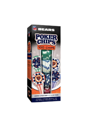 Chicago Bears Poker Chips 100pc