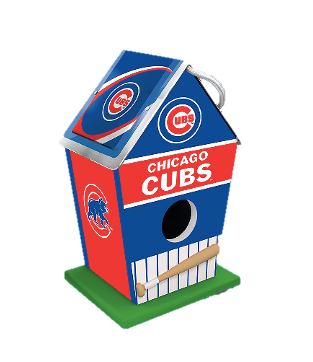 Chicago Cubs Birdhouse