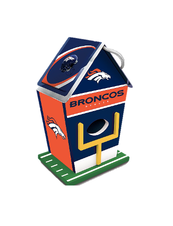 Denver Broncos Birdhouse