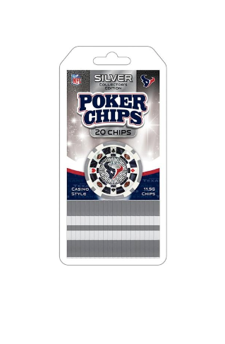 Houston Texans Poker Chips 20pc