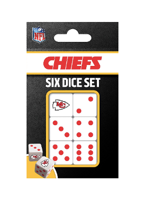 Kansas City Chiefs Dice Set