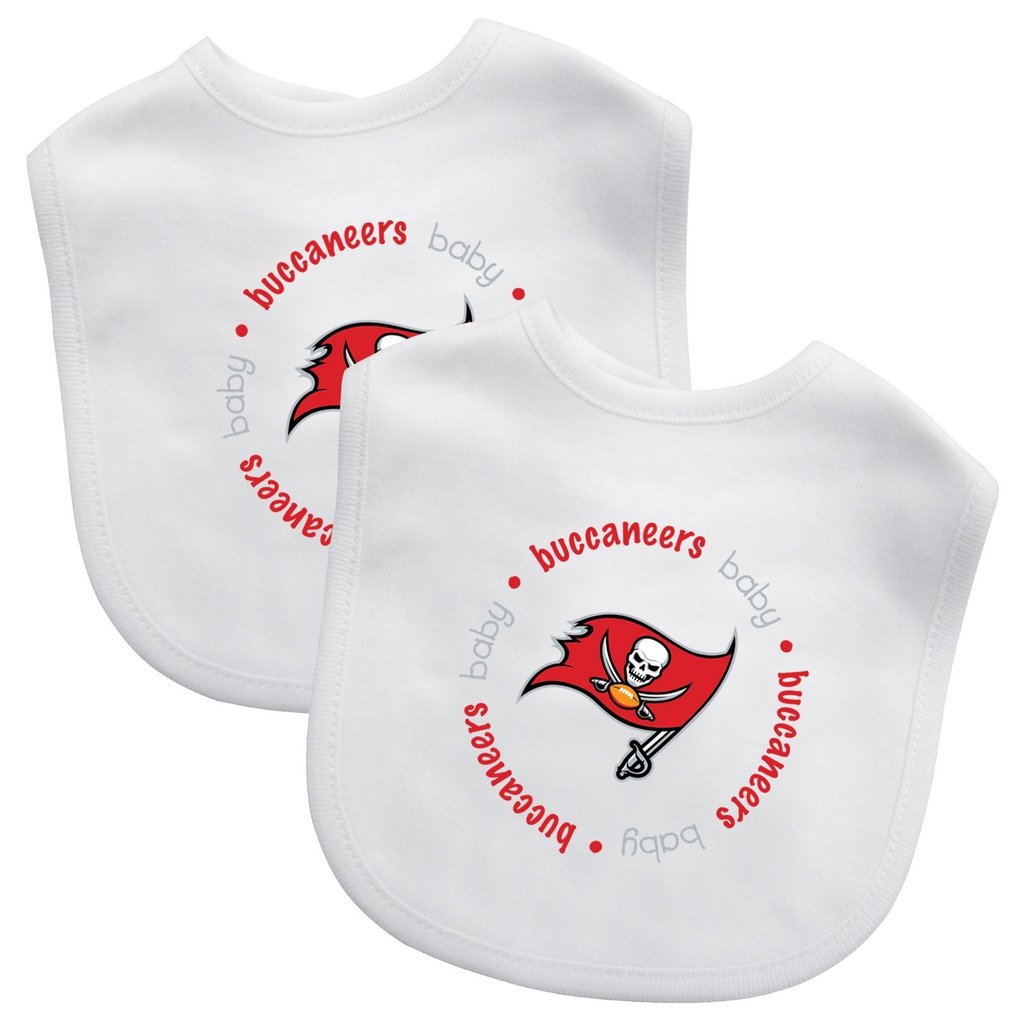 Tampa Bay Buccaneers Baby Bibs 2-Pack