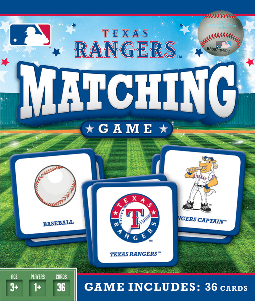 Texas Rangers Matching Game