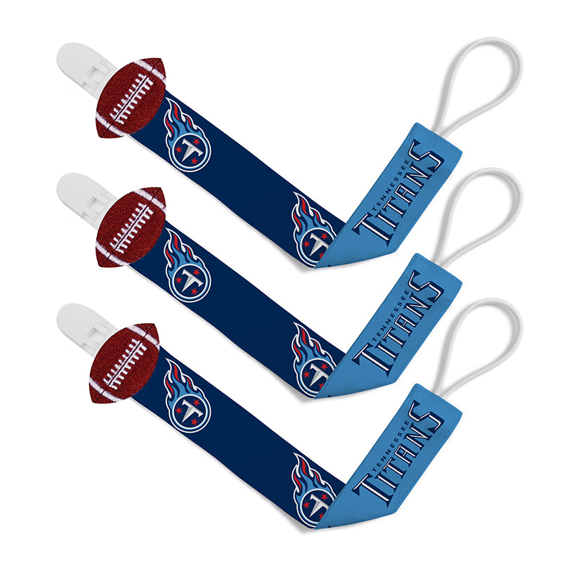 Tennessee Titans Pacifier Clips 3-Pack