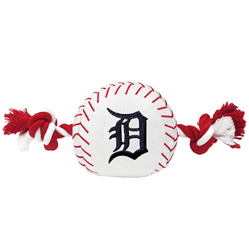 DETROIT TIGERS NYLON BASEBALL ROPE TOY