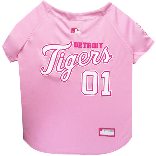 DETROIT TIGERS PINK JERSEY