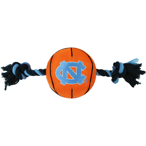 U OF NORTH CAROLINA BASKETBALL ROPE TOY