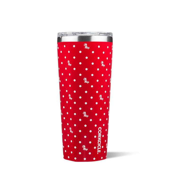 Ole Miss Polka Dot Tumbler