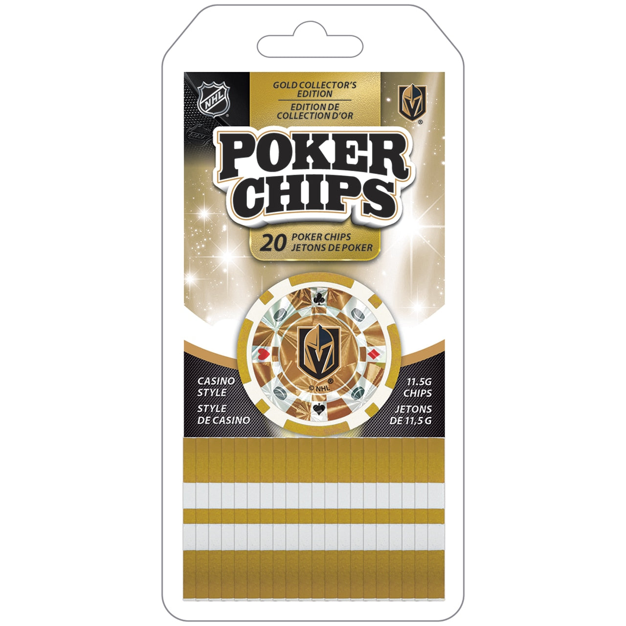 Vegas Golden Knights Poker Chips 100pc