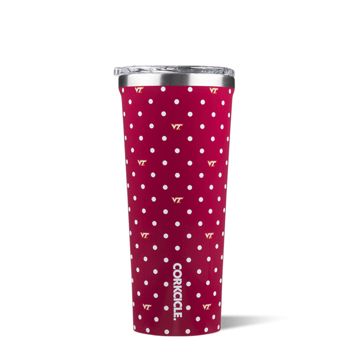 Virginia Tech Polka Dot Tumbler