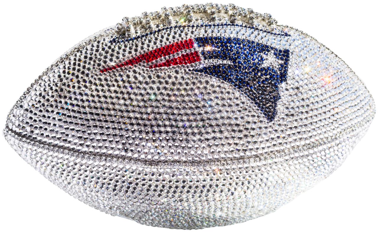 New England Patriots Crystal Football