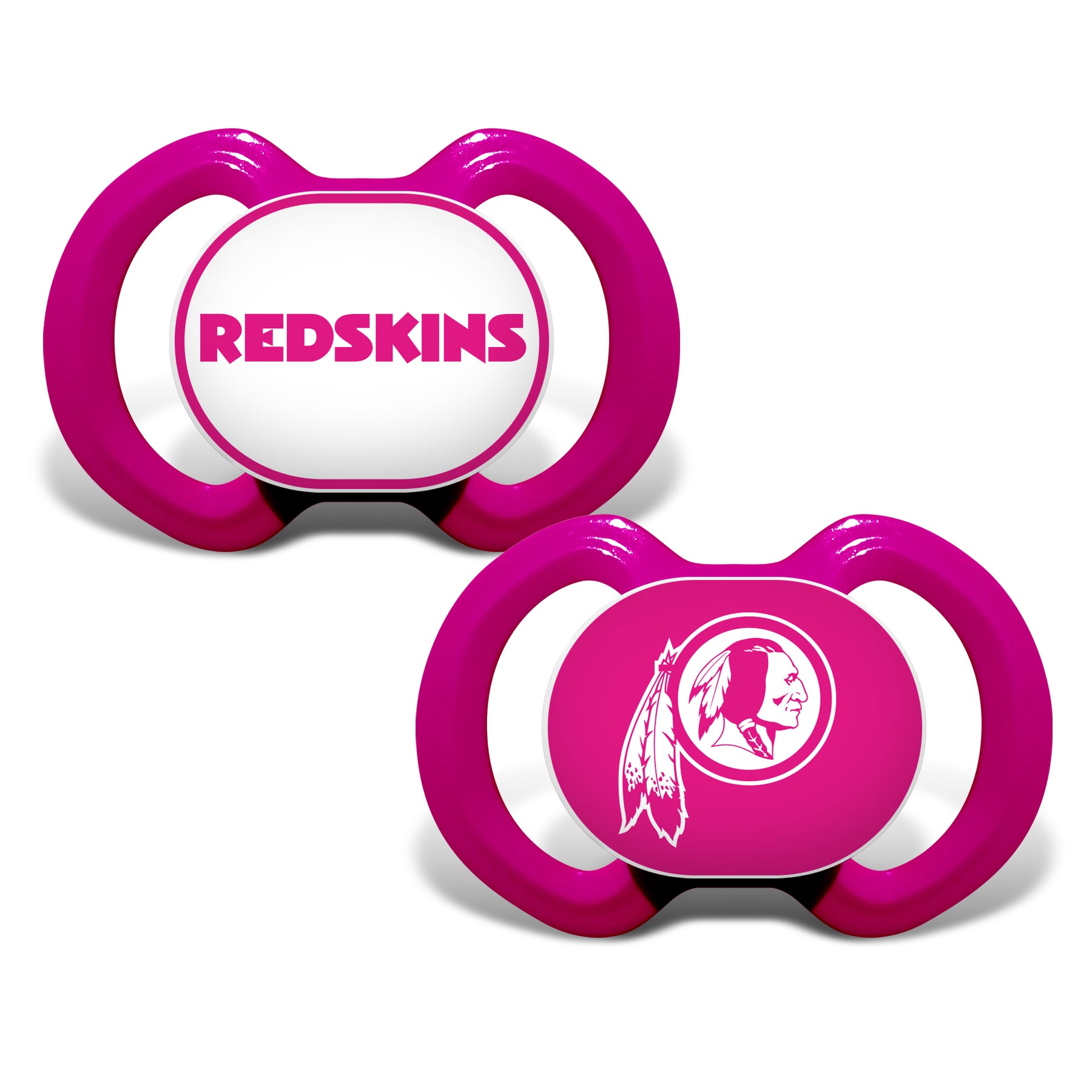 Washington Redskins Pacifier 2-Pack - Pink