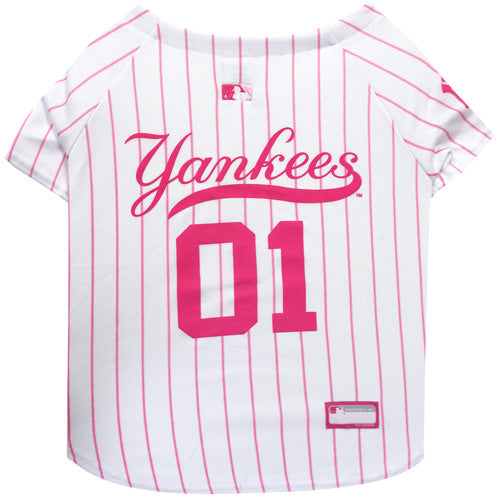 NEW YORK YANKEES PINK JERSEY