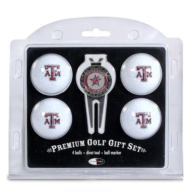 TEXAS A AND M 4 BALL GIFT SET