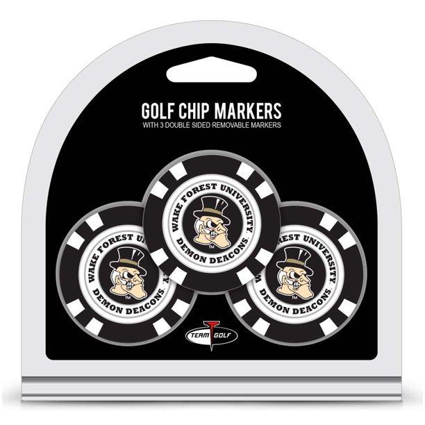WAKE FOREST 3 PK GOLF CHIP