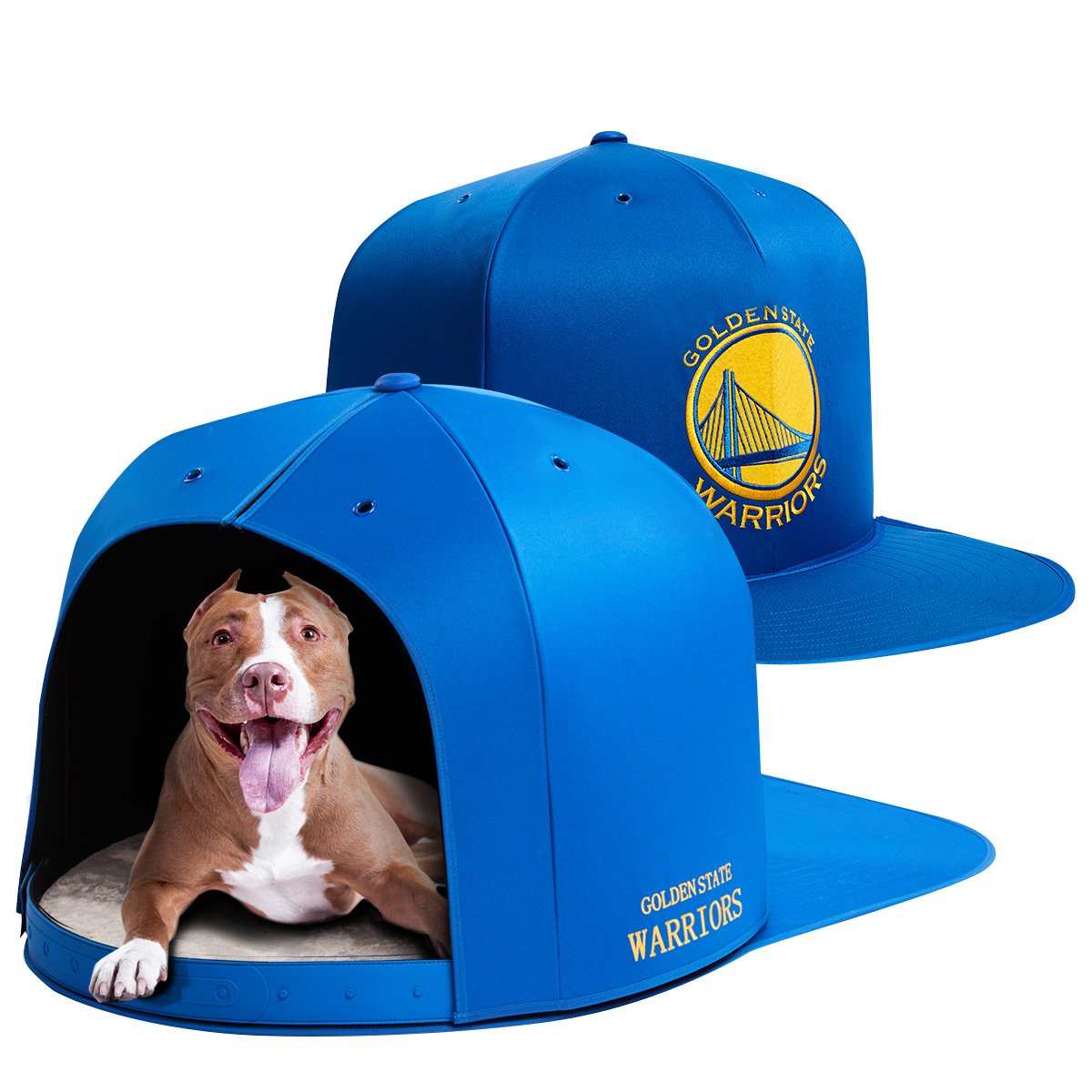 Golden State Warriors Plush Pet Bed