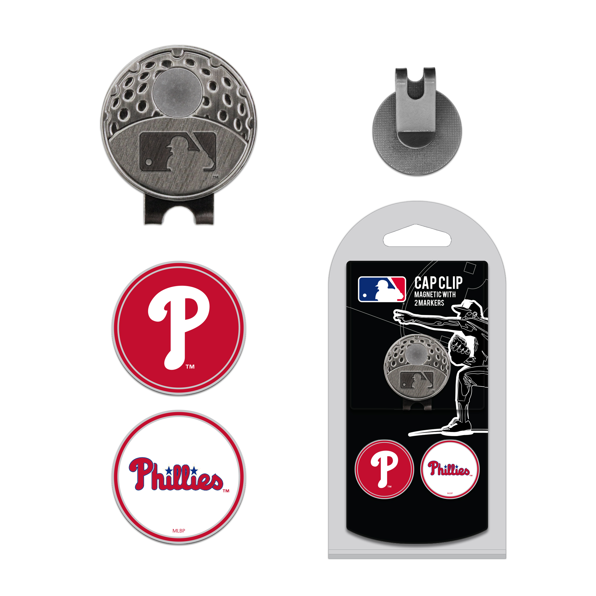 PHILADELPH PHILLIES 2 MKR CAP CLIP