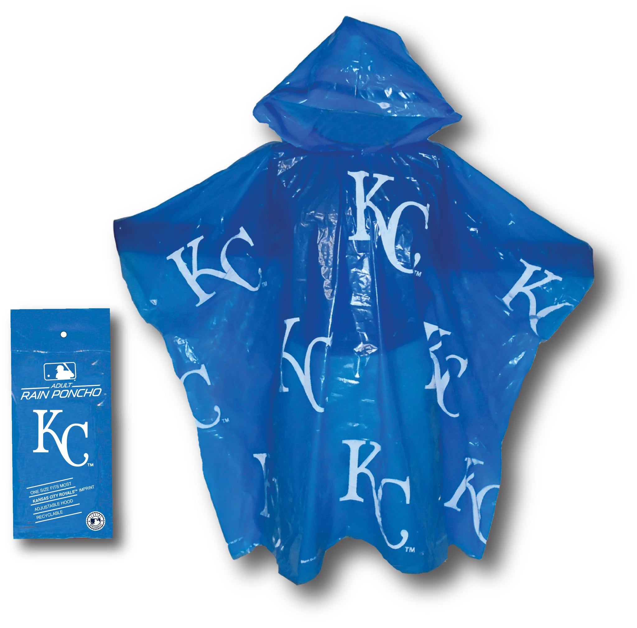 Kansas City Royals Lightweight Adult Rain Poncho