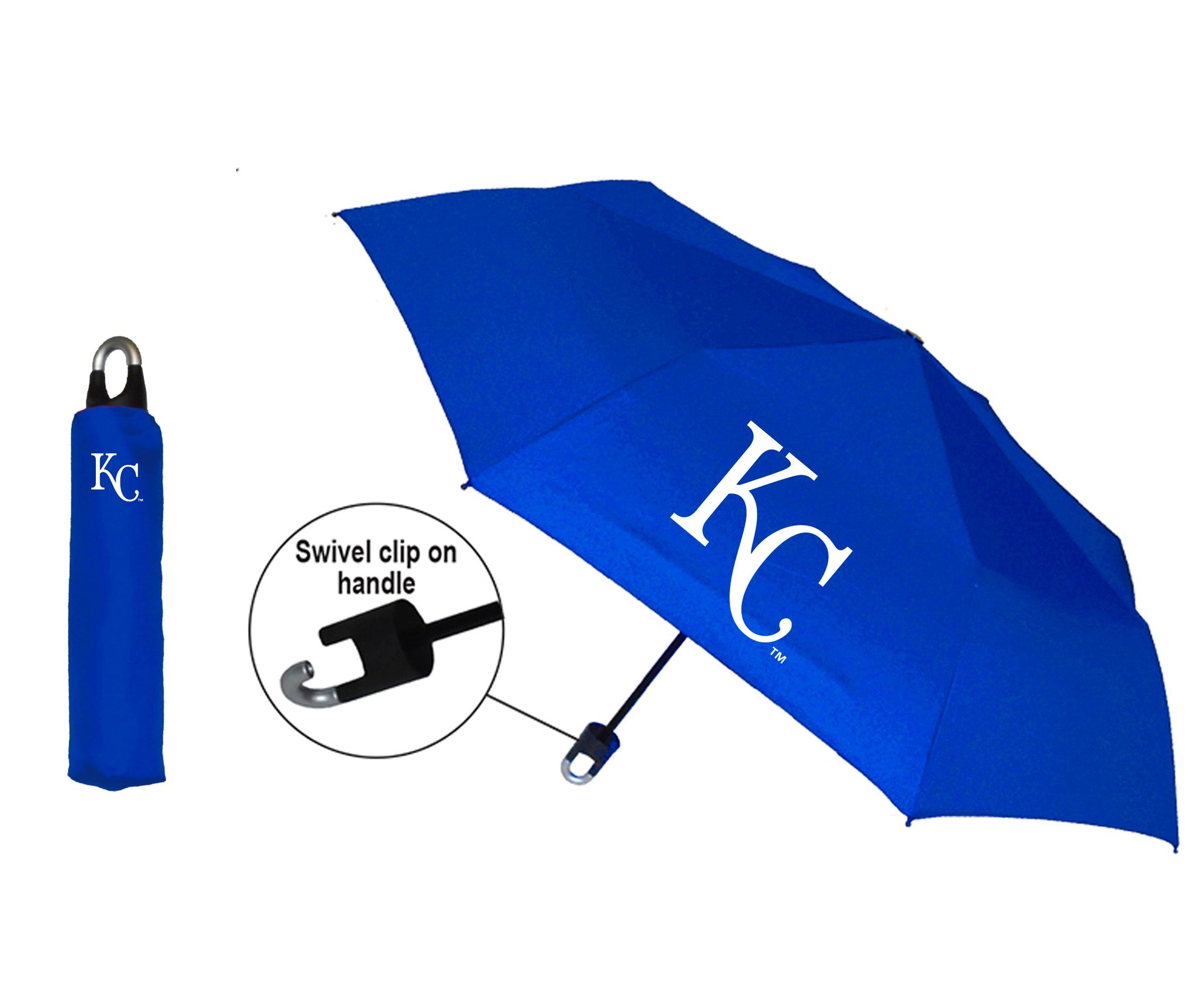 Kansas City Royals Storm Clip Folding Umbrella