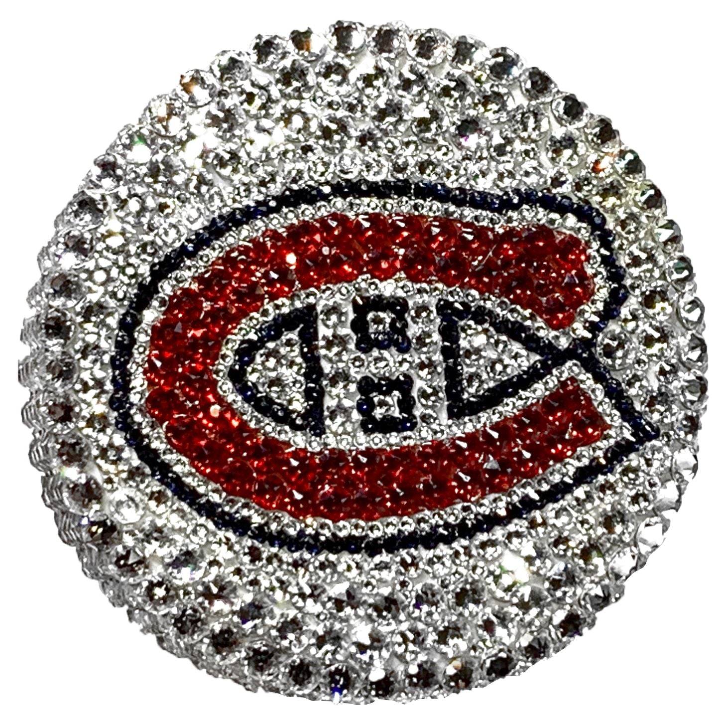 Montreal Canadiens Crystal Hockey Puck