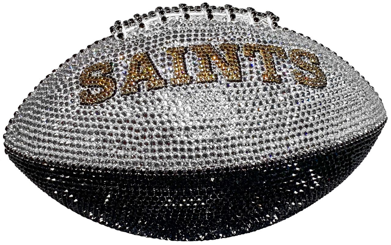 New Orleans Saints Crystal Football