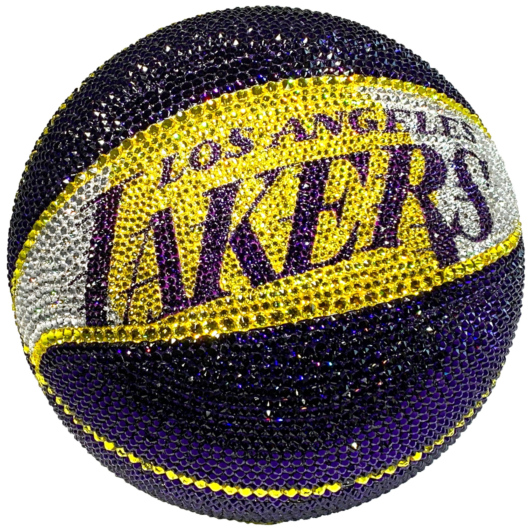 Los Angeles Lakers Crystal Basketball