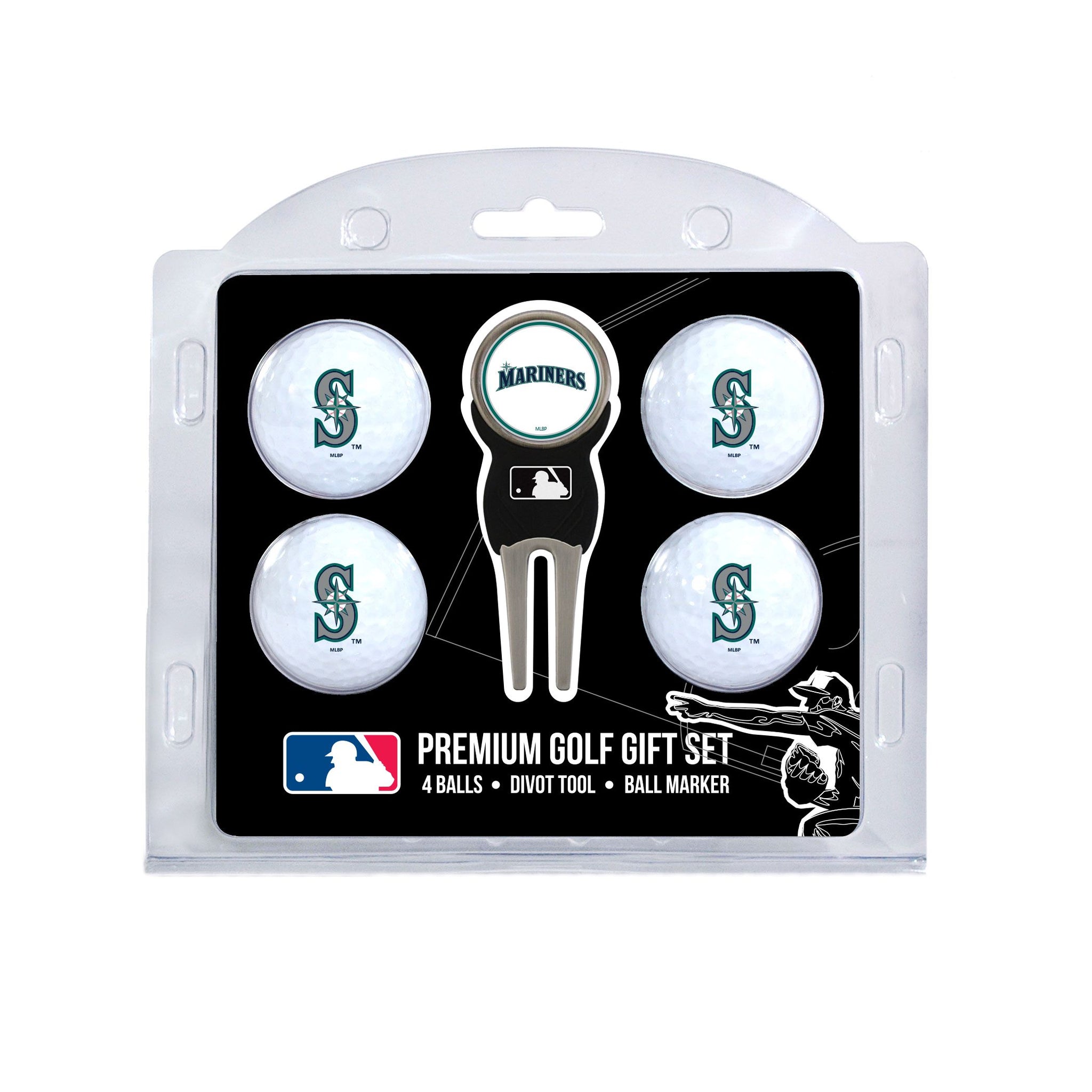 SEATTLE MARINERS 4 BALL GIFT SET